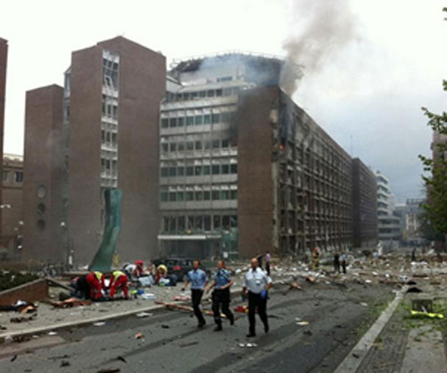 Explosión en capital noruega