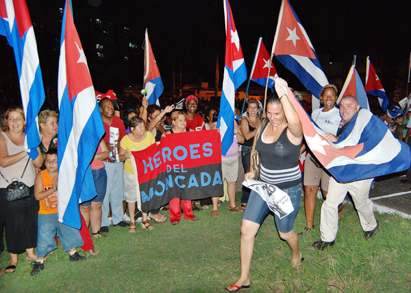 Festejos por el Día de la Rebeldía Nacional 