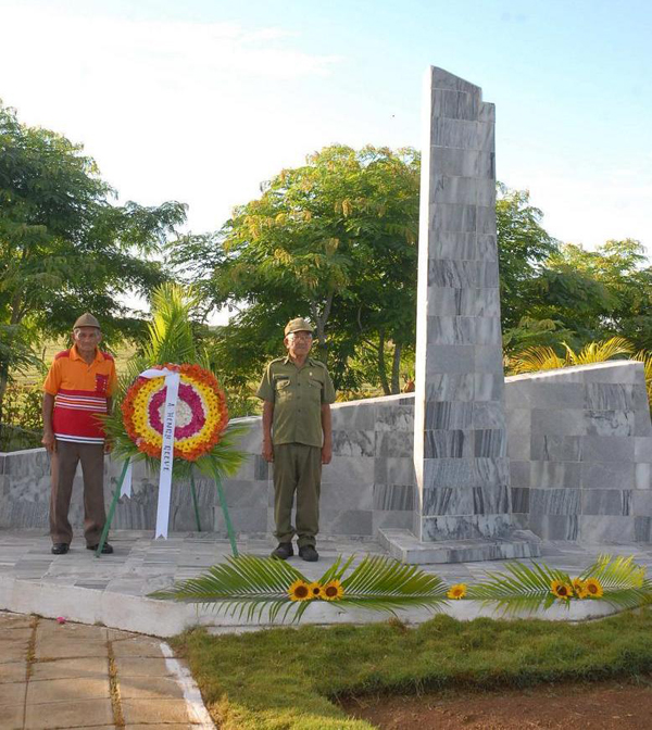 Lugar donde cayó en combate el Inglesito