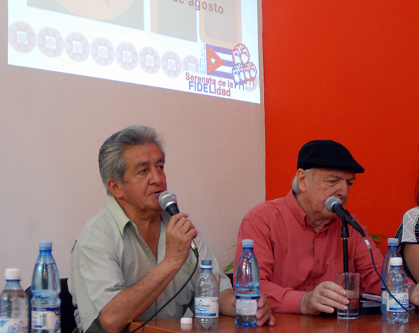 Pablo Guayasamín y Daniel Viglietti