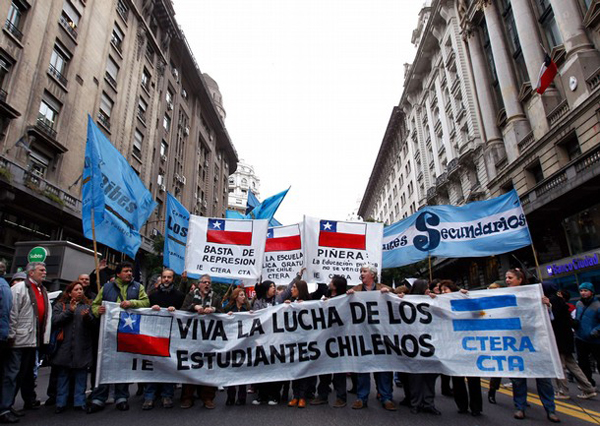 Manifestación en Buenos Aires