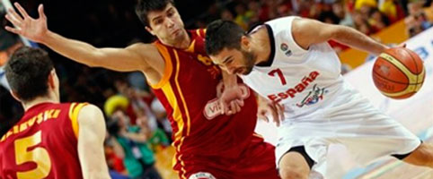 Juan Carlos Navarro encabezó el ataque de España.