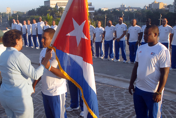 Abanderamiento del equipo de béisbol