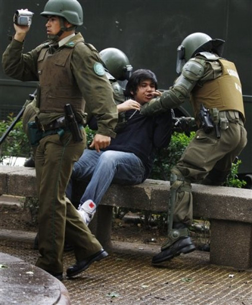 Policía chilena