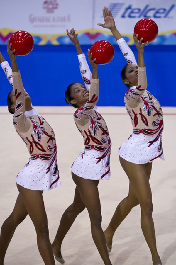 Cubanas obtienen bronce en gimnasia rítmica por equipos