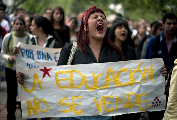 Estudiantes colombianos 