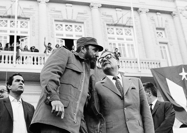 Fidel Castro y Salvador Allende