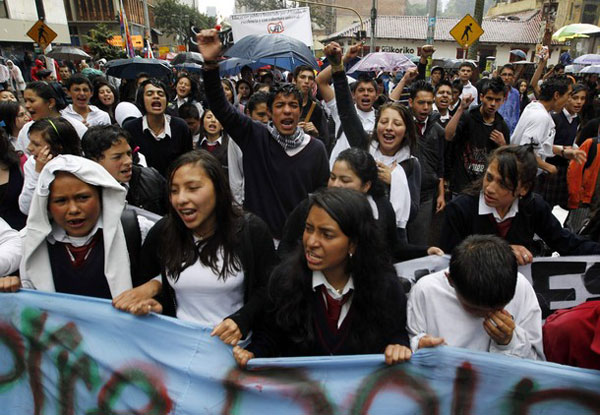 Jóvenes colombianos 