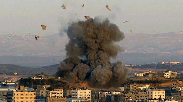 Gaza bombardeada