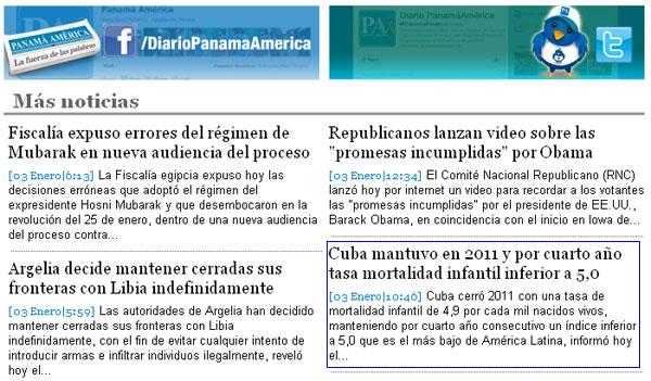 Prensa panameña 