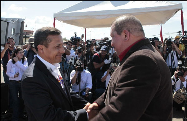 Chávez y Humala