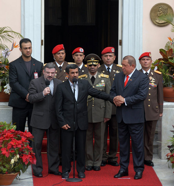 Chávez y Ahmadineyad 