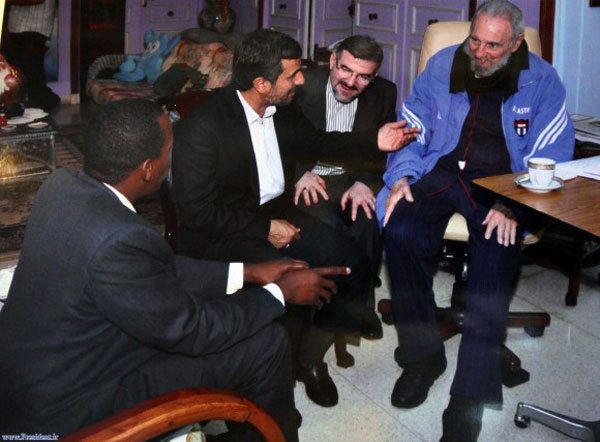 Encuentro de Fidel con Ahmadineyad