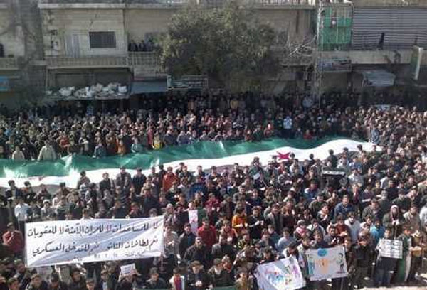 Manifestaciones en Siria