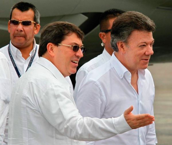 Manuel Santos en Cuba