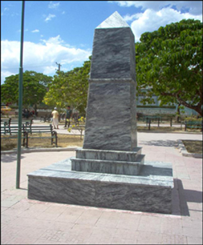 Obelisco para honrar la memoria de José Guillermo Moncada