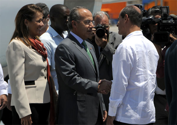 Felipe Calderón en Cuba