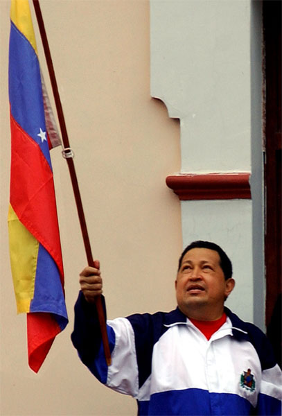 El presidente de Venezuela, Hugo Chávez