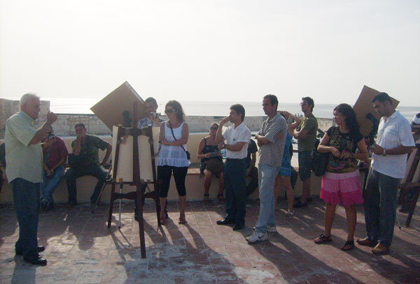 Observación del tránsito de Venus