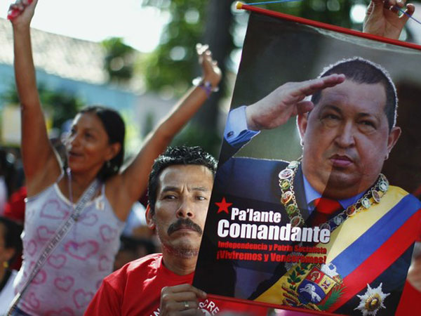El pueblo con Chávez