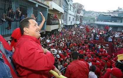 Chávez en campaña electoral