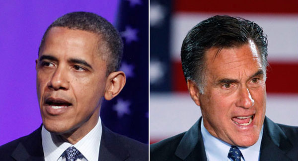 Mitt Romney y Barack Obama