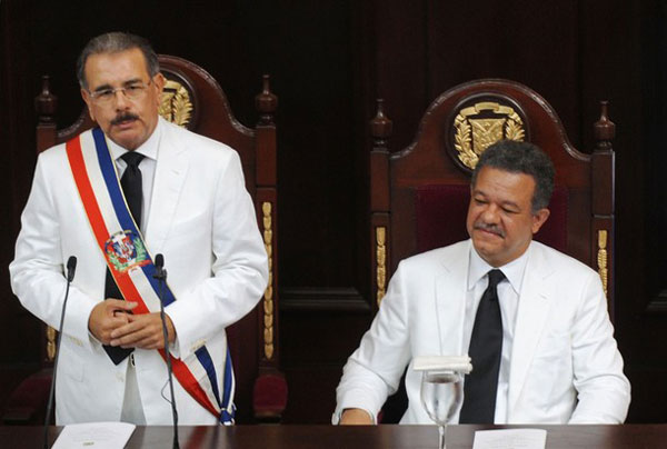 Presidente Medina durante su discurso inaugural