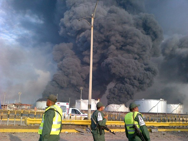 Explosión en la refinería de Amuay