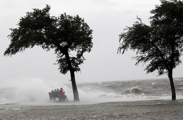 Huracán Isaac en Louisiana