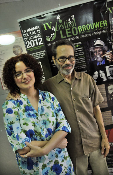 Isabelle Hernández y Leo Brouwer