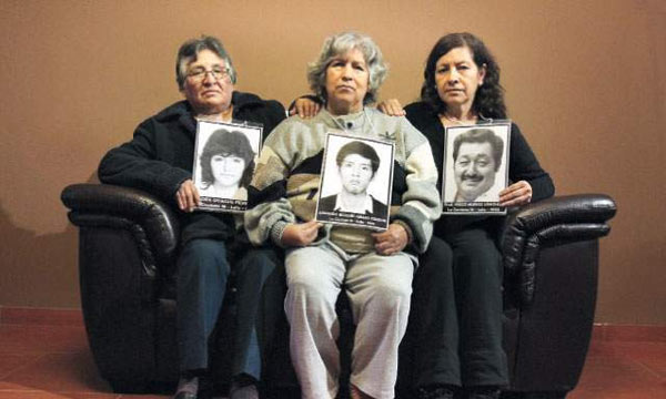 Familiares de las víctimas de La Cantuta