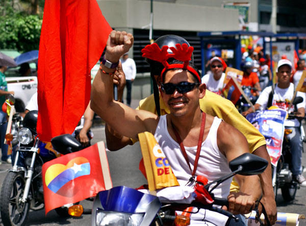 Los venezolanos con Chávez