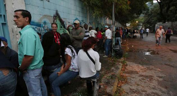 Votantes en Venezuela