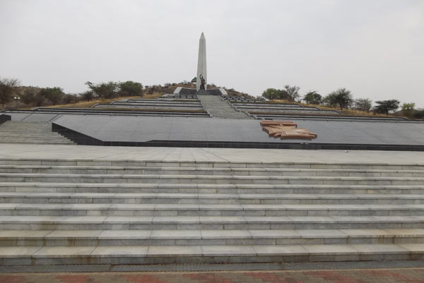 Homenaje a los héroes namibios