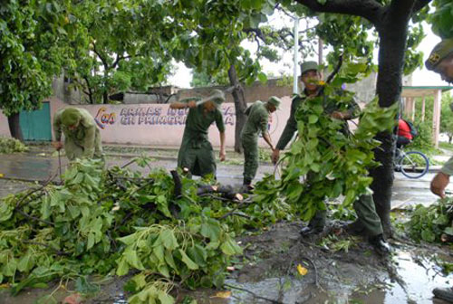 Guantánamo se recupera tras el paso de Sandy 