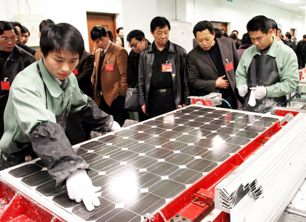 Paneles solares chinos