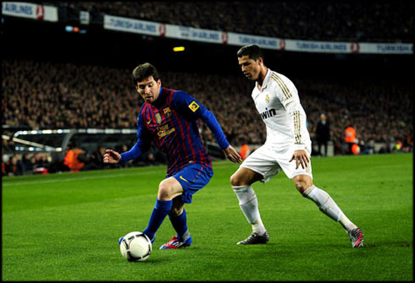 Messi y Cristiano Ronaldo