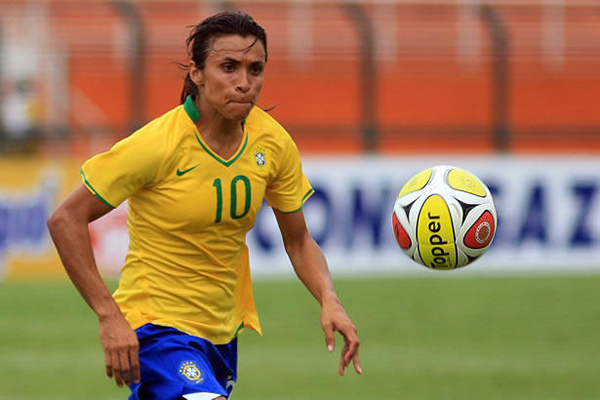 Atacante brasileña Marta