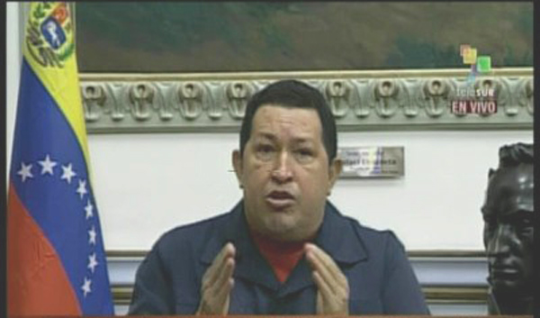 Hugo Chávez, presidente de Venezuela