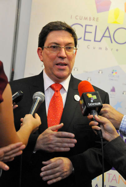 Canciller cubano Bruno Rodríguez Parilla