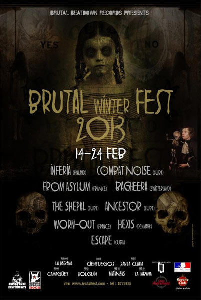 Cartel de Brutal Winter Fest