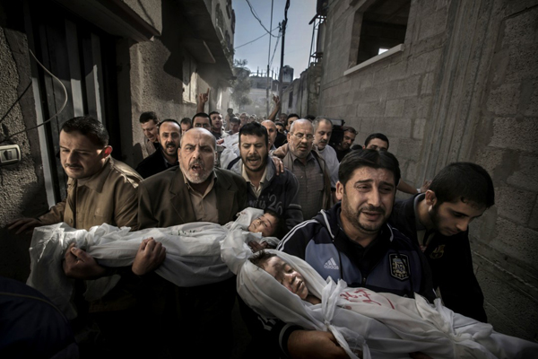 Foto de Paul Hansen, Premio del World Press Photo 2012