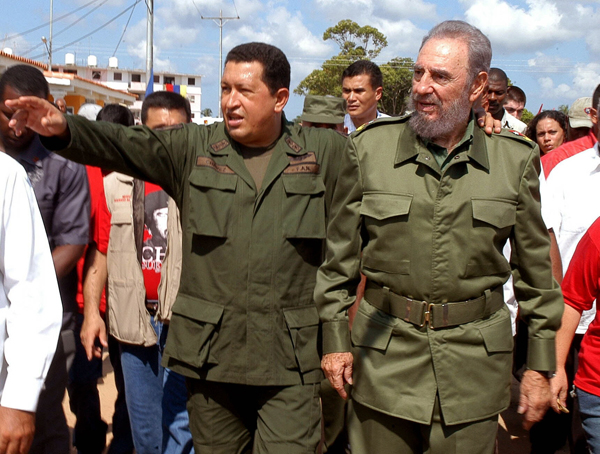 Fidel y Chávez 