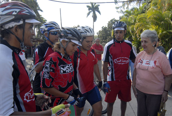 Jóvenes ciclistas