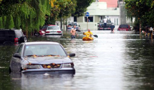 Inundaciones en Argentina