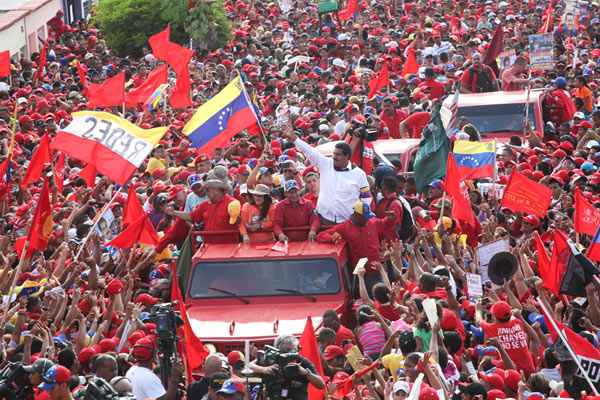 Cierre de campaña en Venezuela