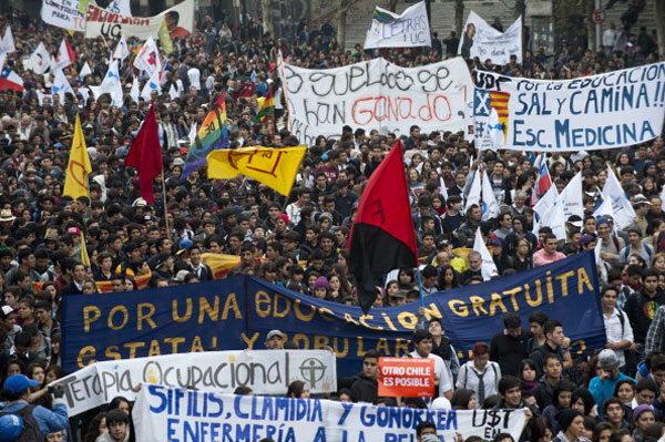 Jóvenes en las calles