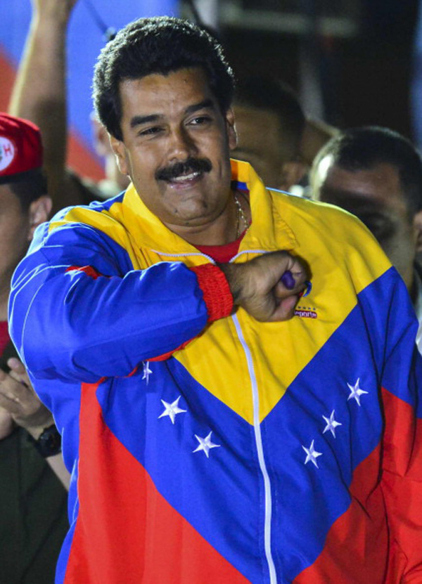 El Presidente electo de Venezuela, Nicolás Maduro