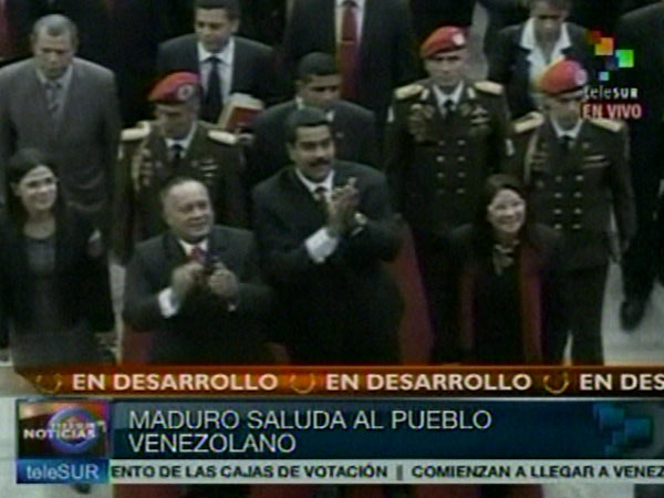 Nicolás Maduro en el Palacio Legislativo 