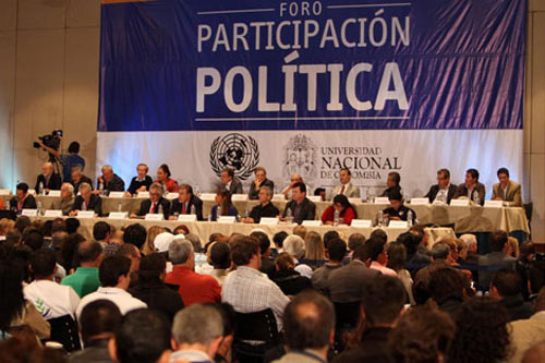 Foro sobre participación política